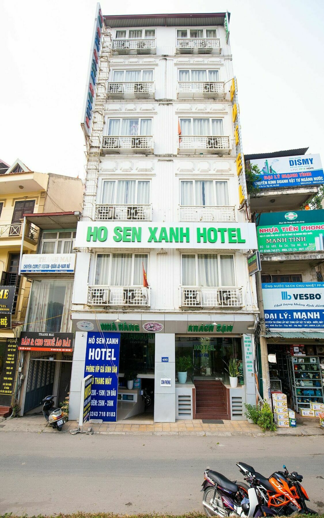 Ho Sen Xanh Hotel 河内 外观 照片