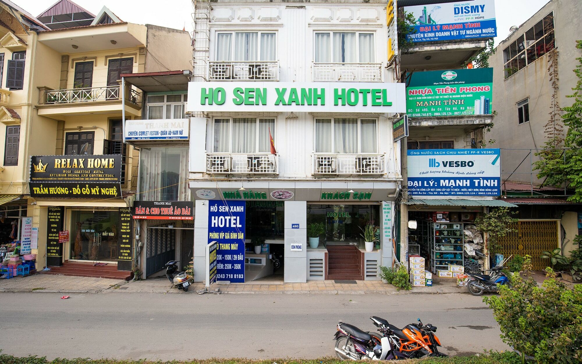 Ho Sen Xanh Hotel 河内 外观 照片